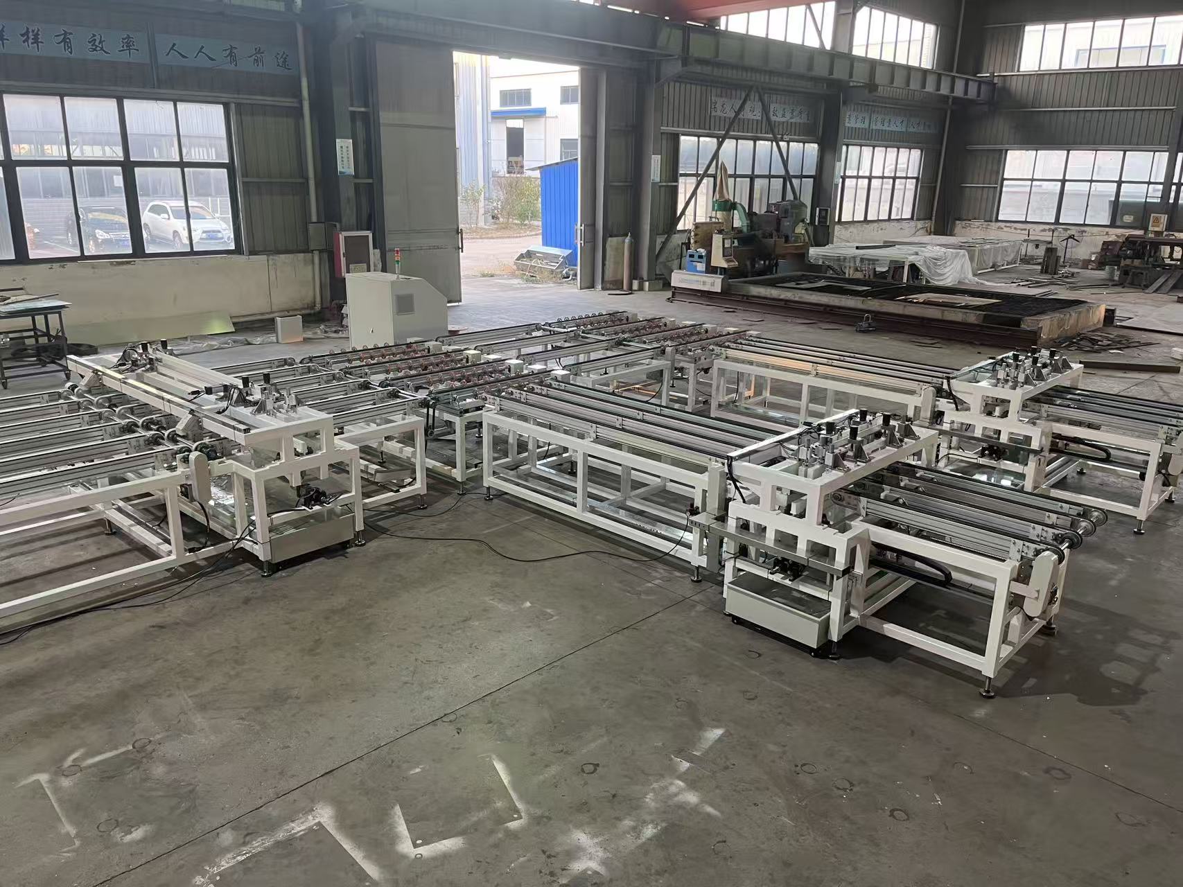 Máquina de corte de vidro CNC com marcador a laser