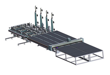 Linha de corte de vidro CNC